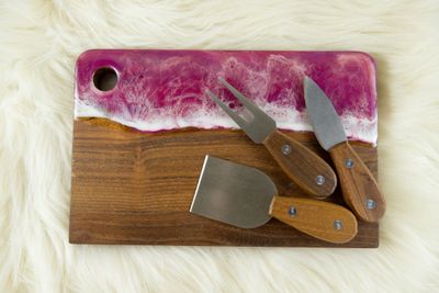Small Cheese Board with Knife Set