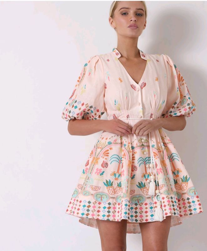 Acacia Palm mini dress