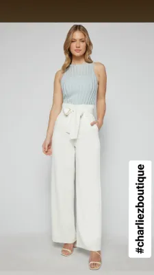 Ladies wide leg trousers