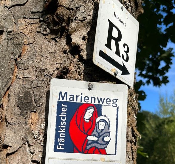 Beispiel Bilddatenbank: Fränkischer Marienweg Gemünden - Rieneck