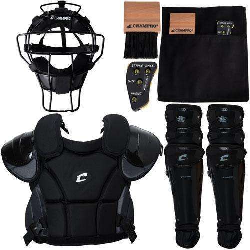 Equipo Completo de Umpire Champro Negro