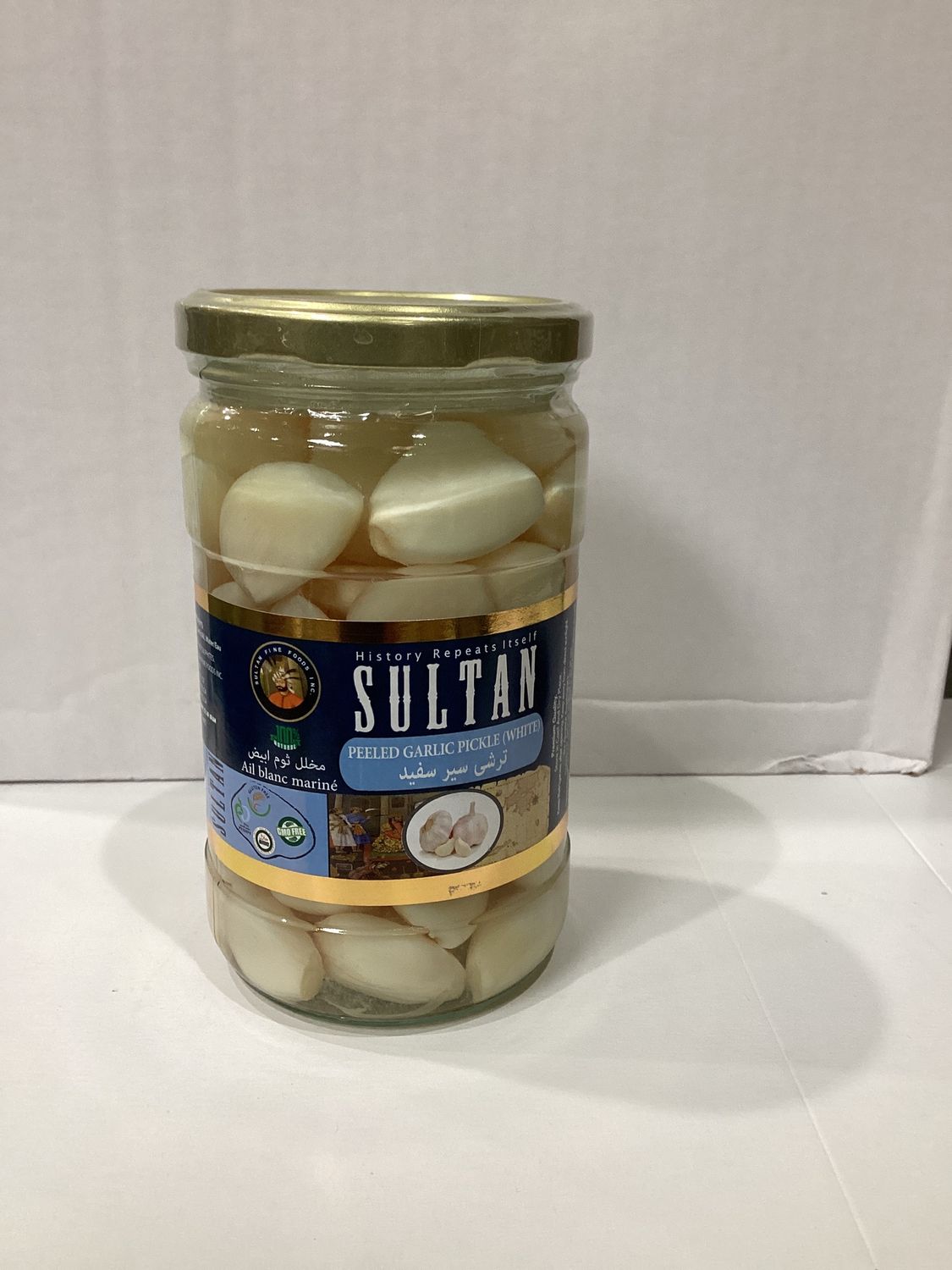 sultan white garlic pickled 680gr