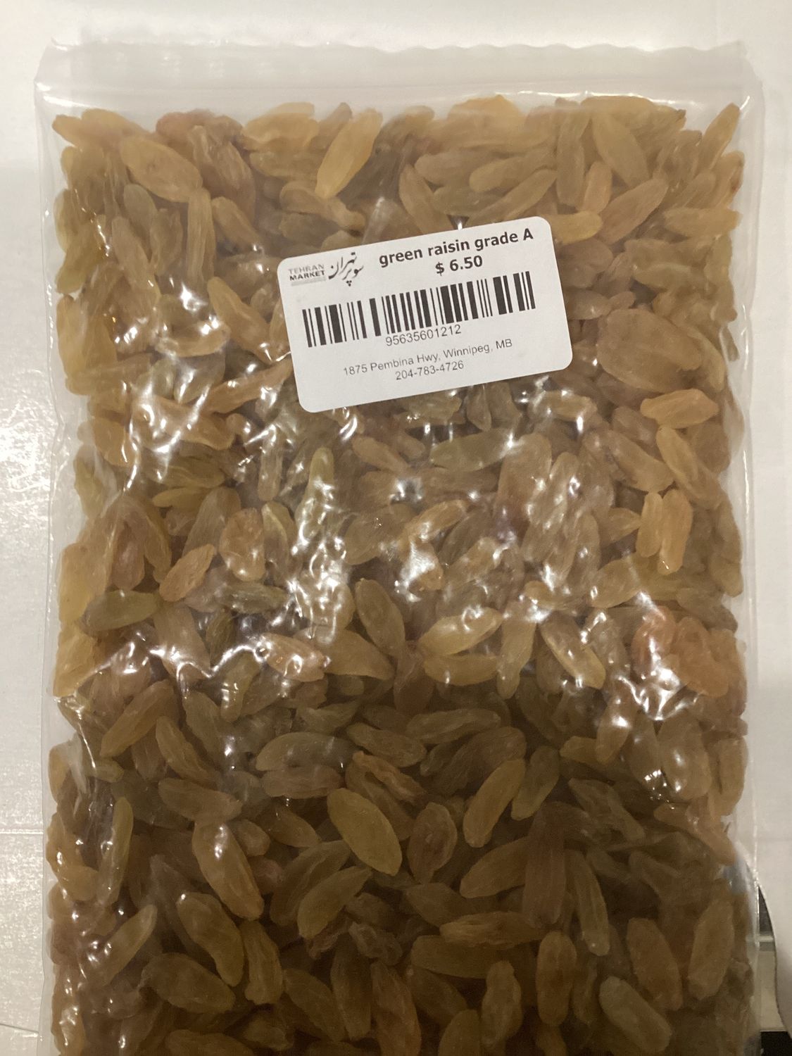 TM Green Raisin Grade A 400gr