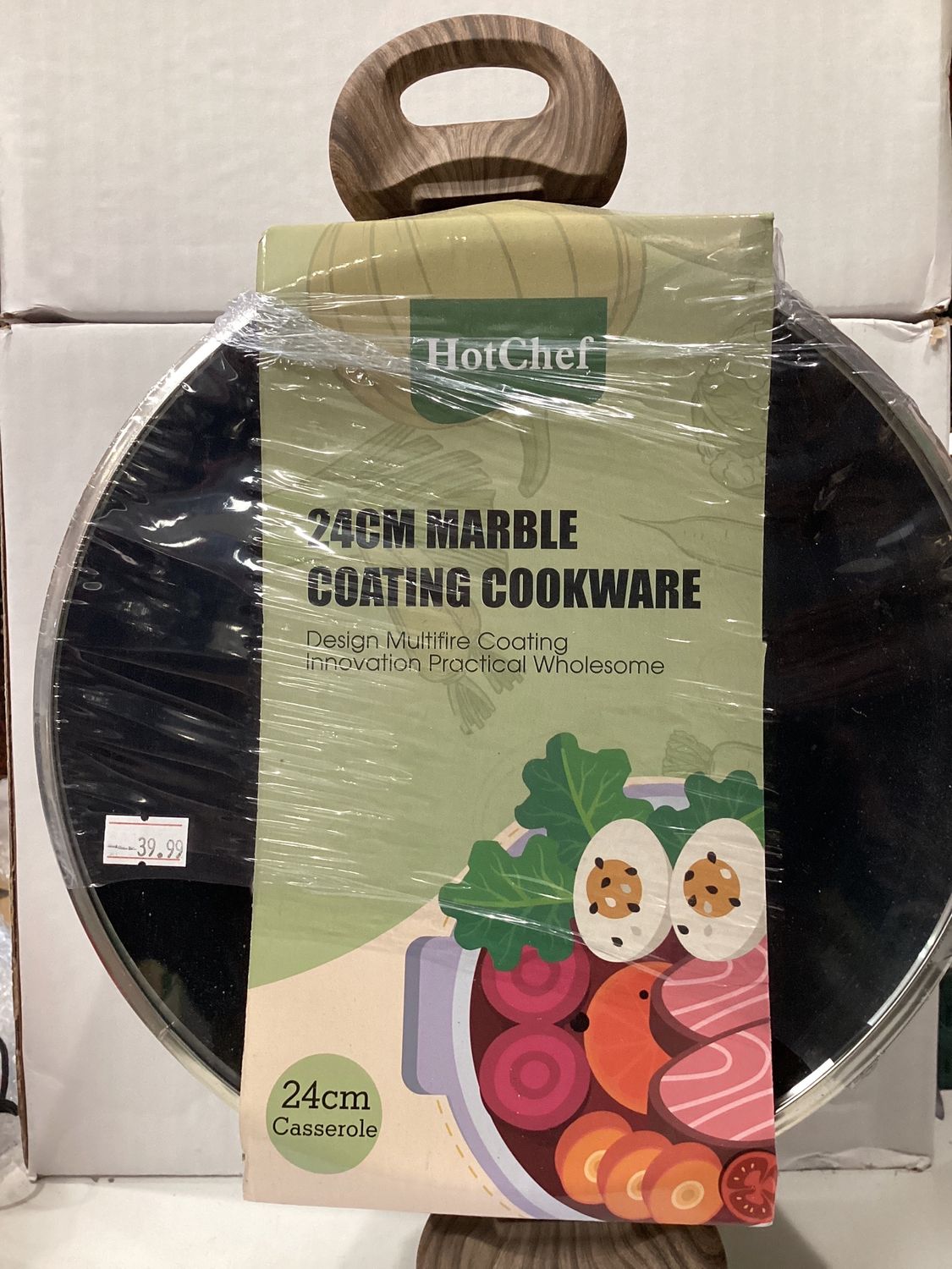 24 cm Marble coating pot