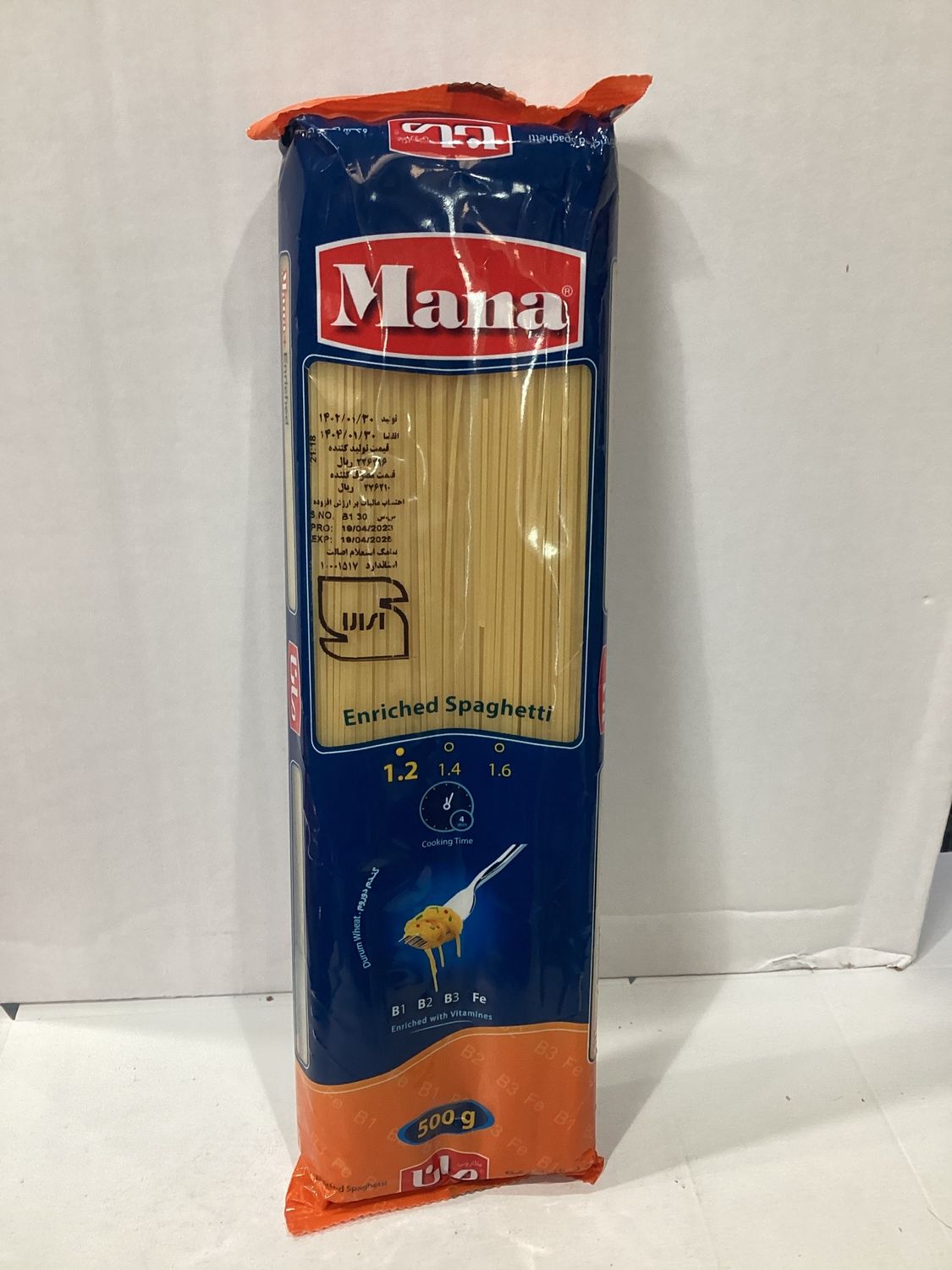 mana enriched spaghetti 500gr