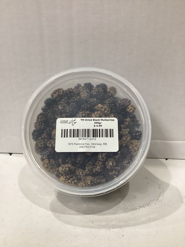 TM Dried Black Mulberries 200gr