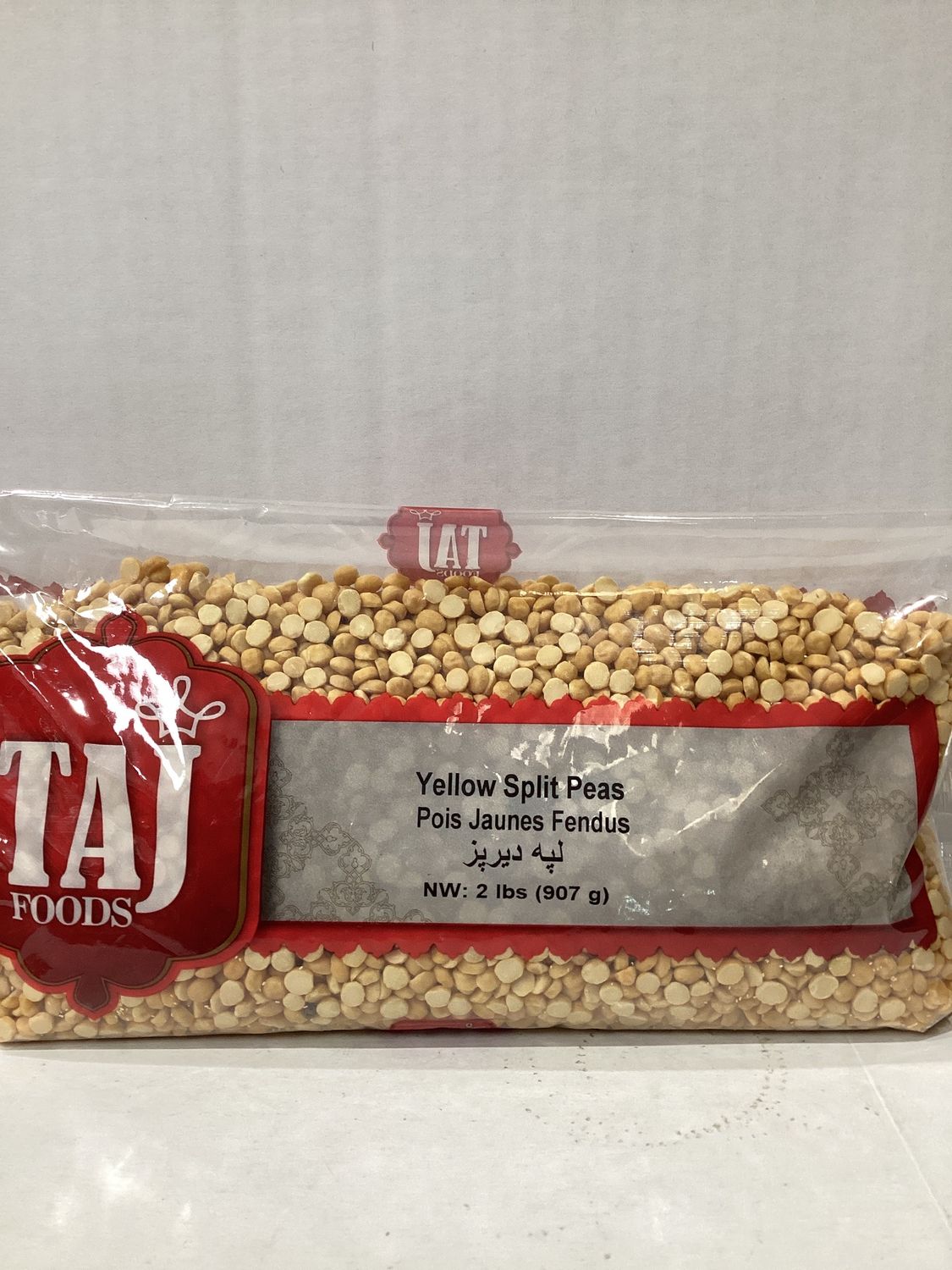 TAJ Yellow Split Peas 2lb