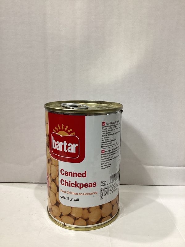 Bartar Canned Chickpeas