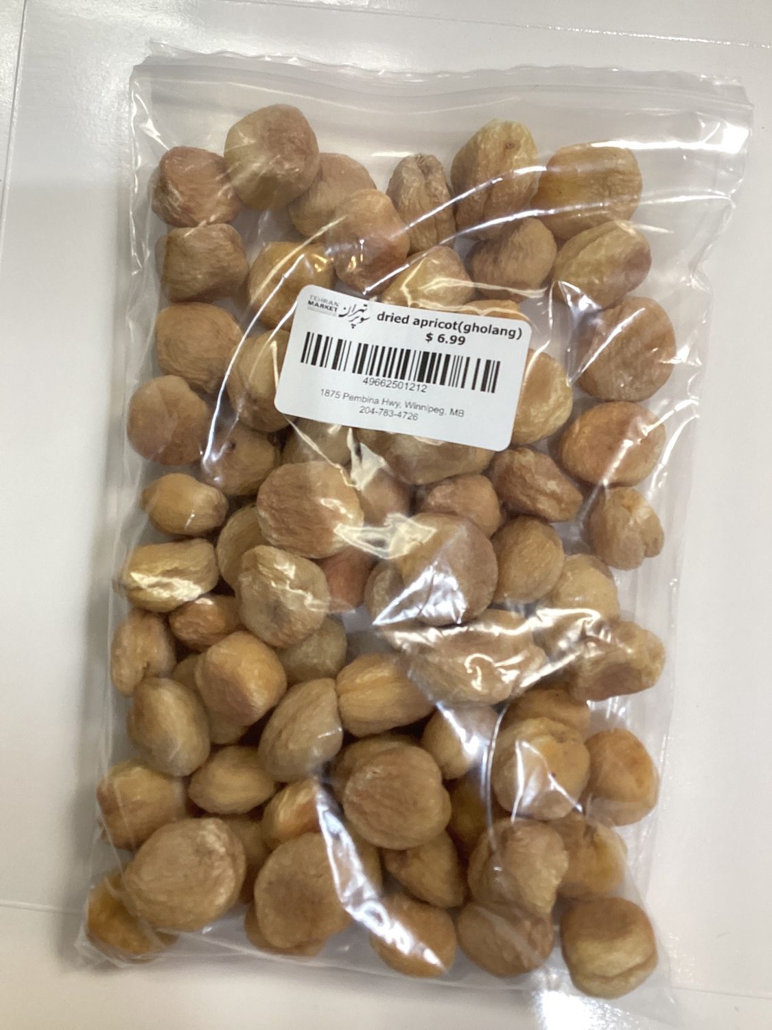 Dried apricots