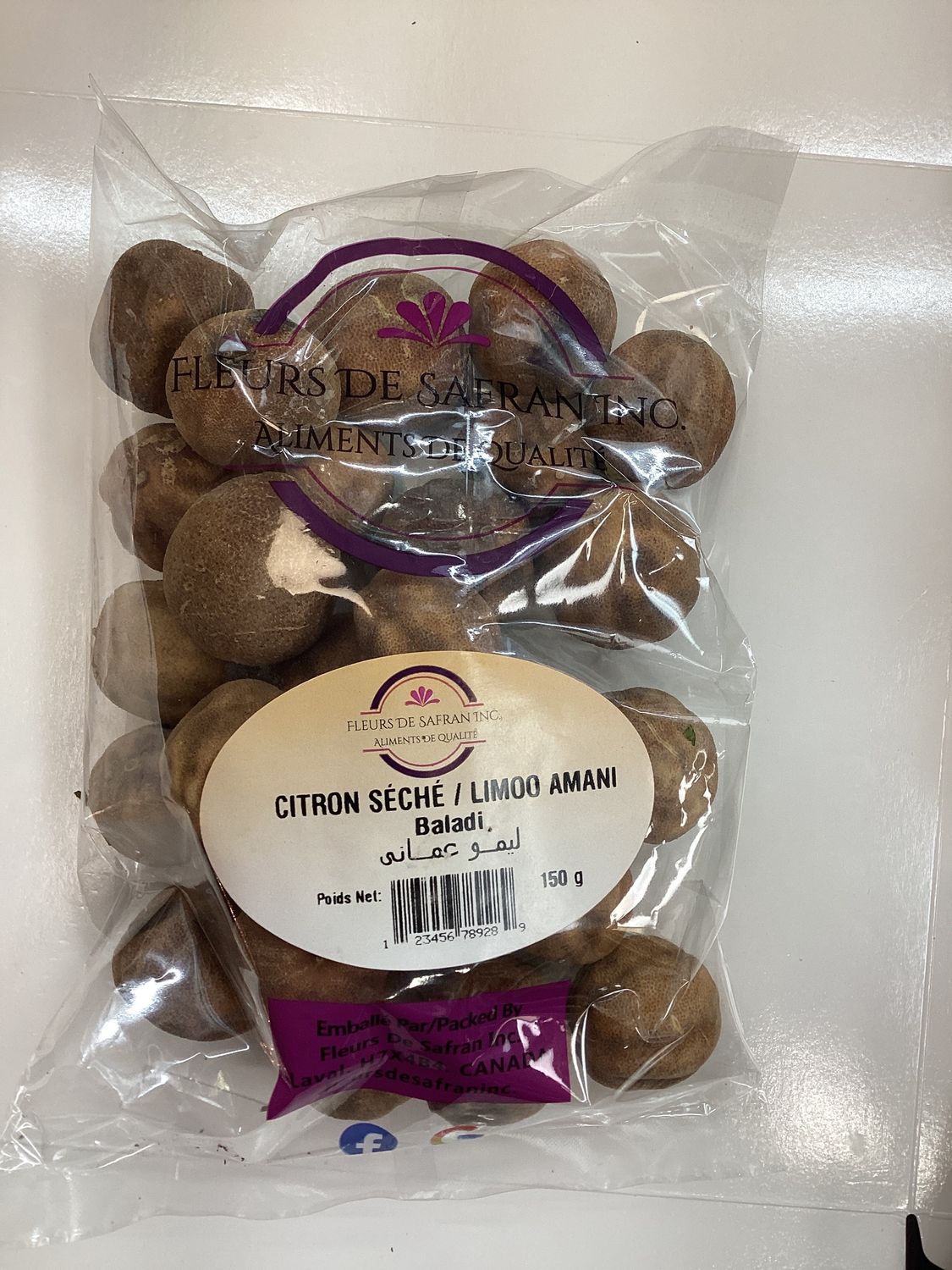 Dried limes 150gr