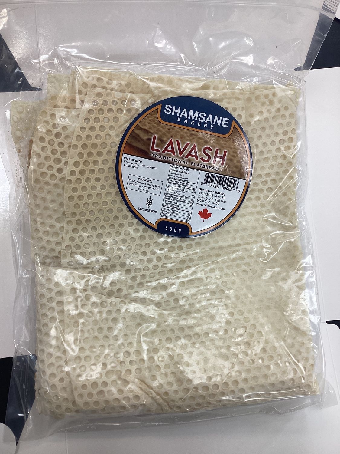 Shamsane Lavash Bread 500gr