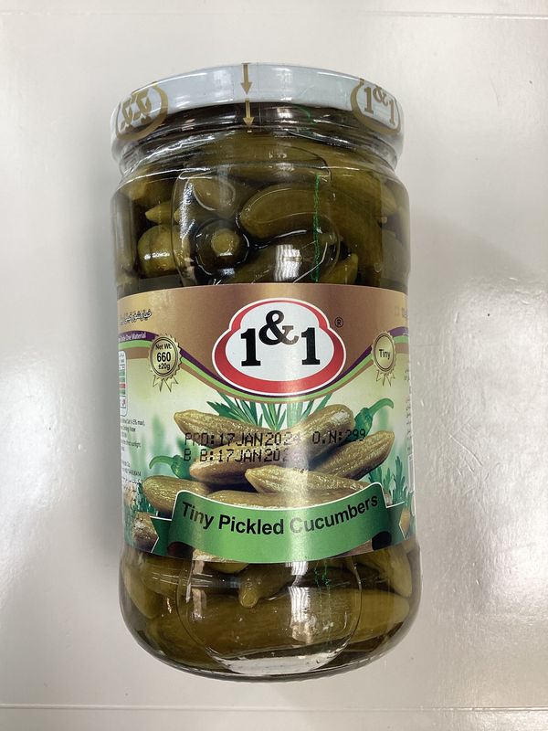 1&amp;1 Tiny pickled cucumbers