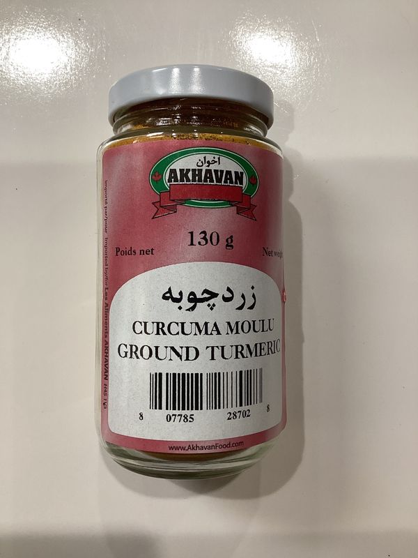 Akhavan ground turmeric 130g