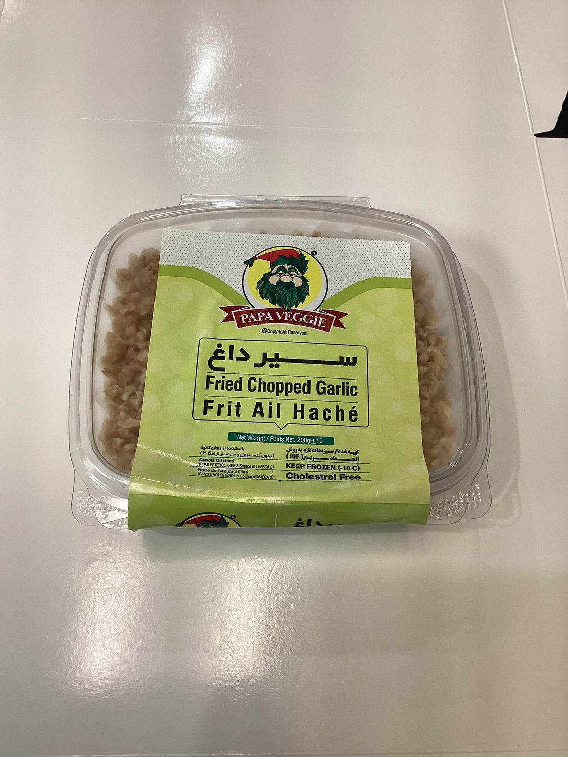 Papa Fried Chopped Garlic 200gr