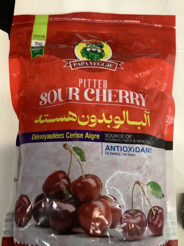 Papa pitted sour Cherries 1kg