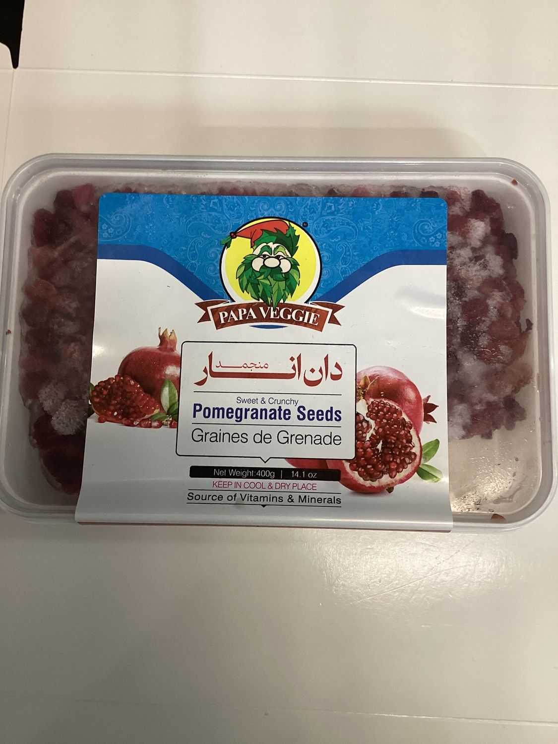 Papa Pomegranate Seeds 400g