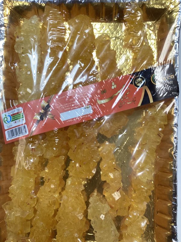 Shirin Hasht Saffron Rock Candy