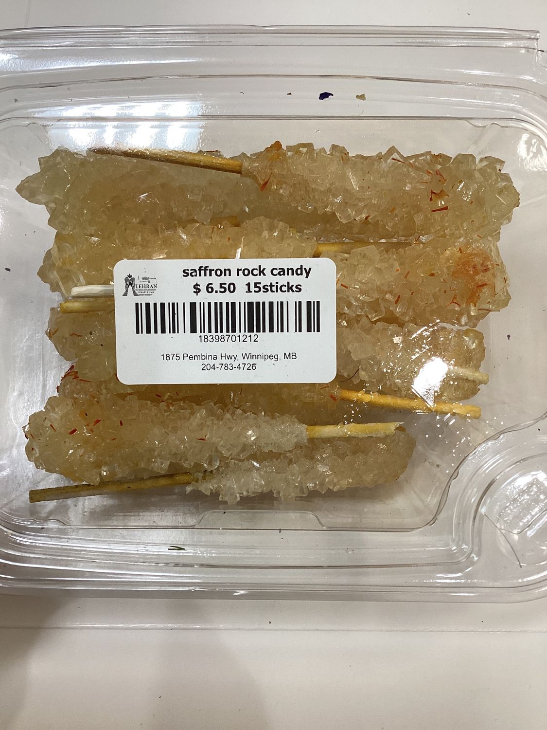 TM saffron rock candy 15stick