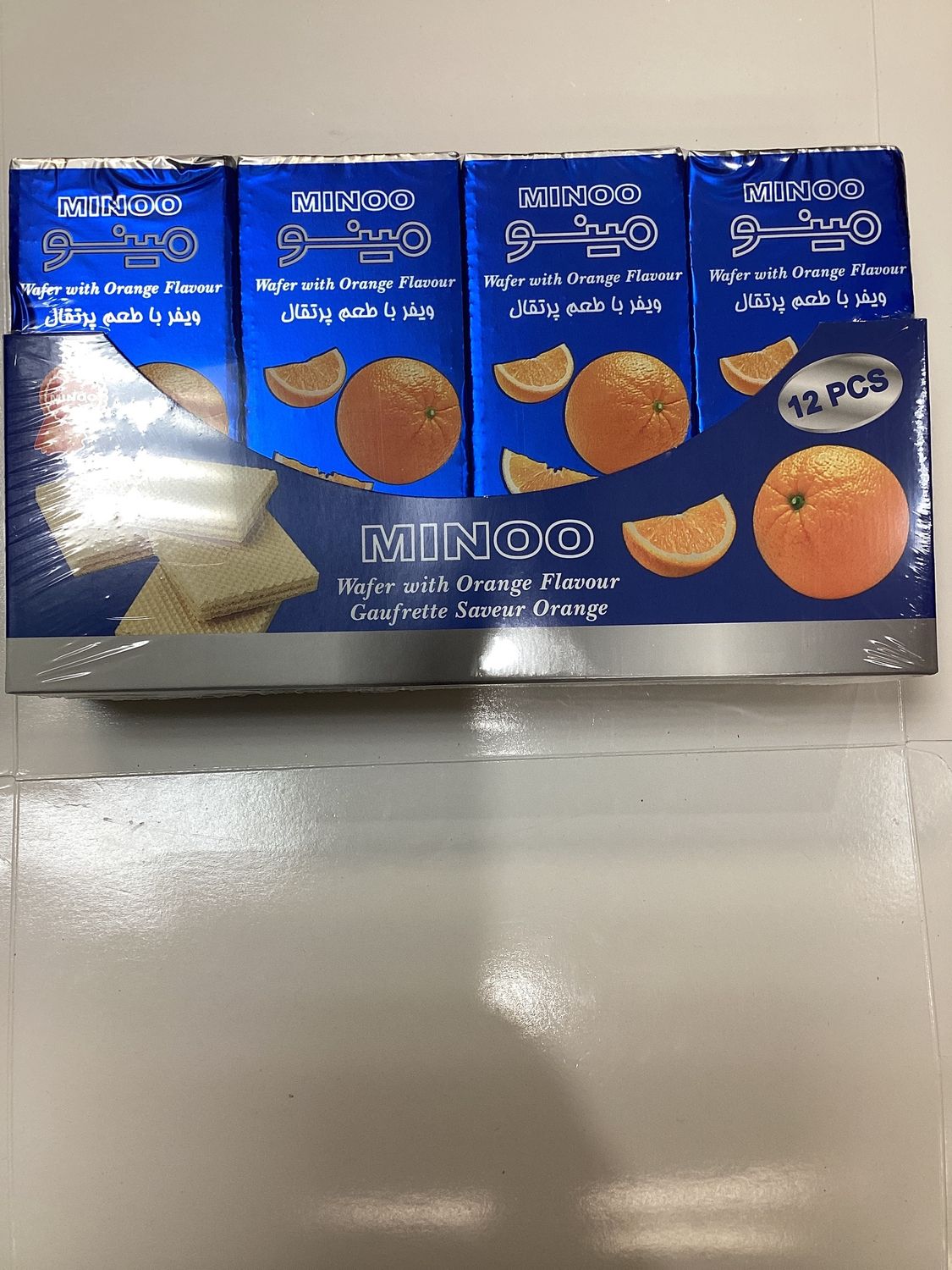 Minoo Wafer (Orange) 12PCS