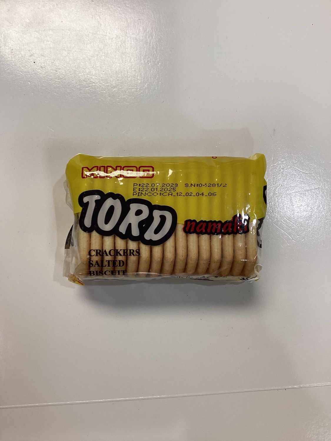 Tord salted crackers 75g