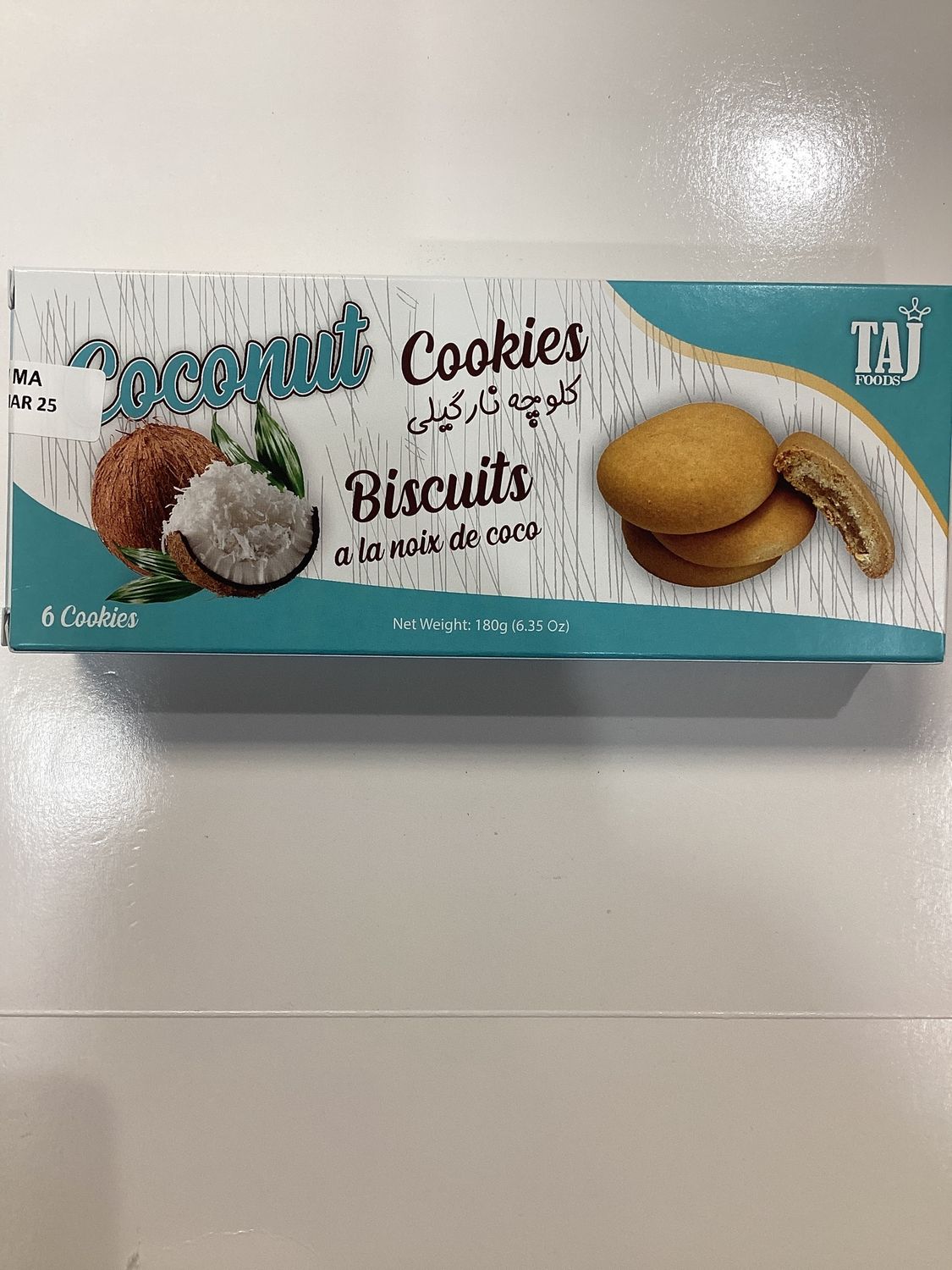 Taj Coconuts Cookies 6PCS