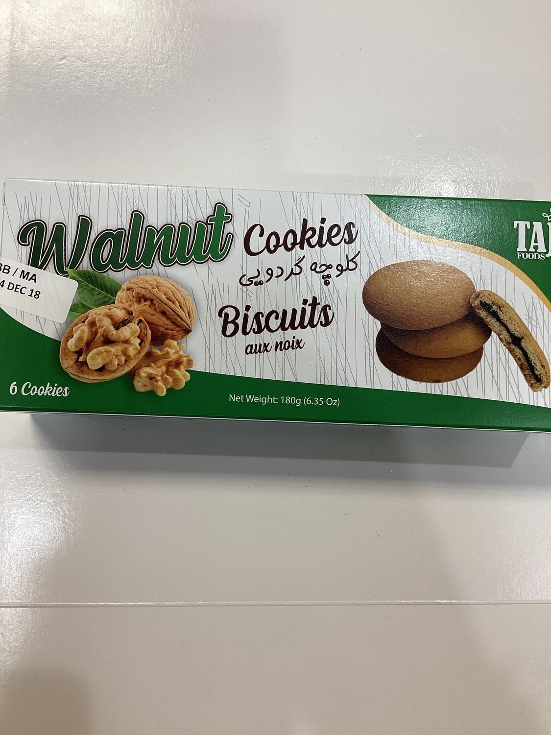 Taj Walnut Cookies 6PCS