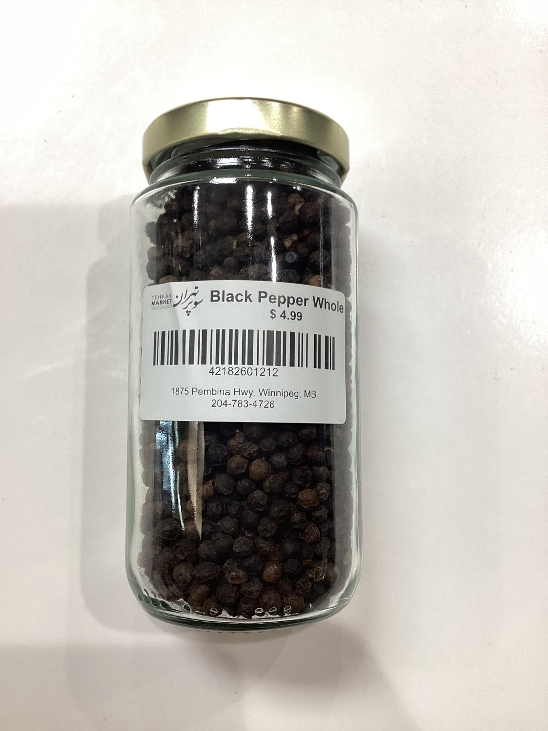 TM black pepper whole