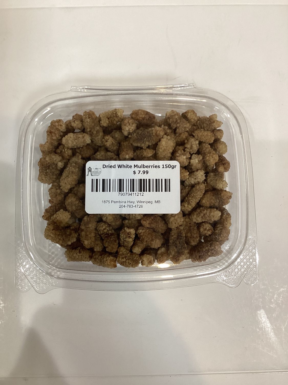 TM Dried White Mulberries 150gr