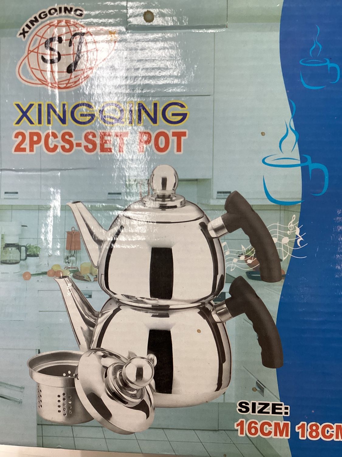 Teapot and kettle