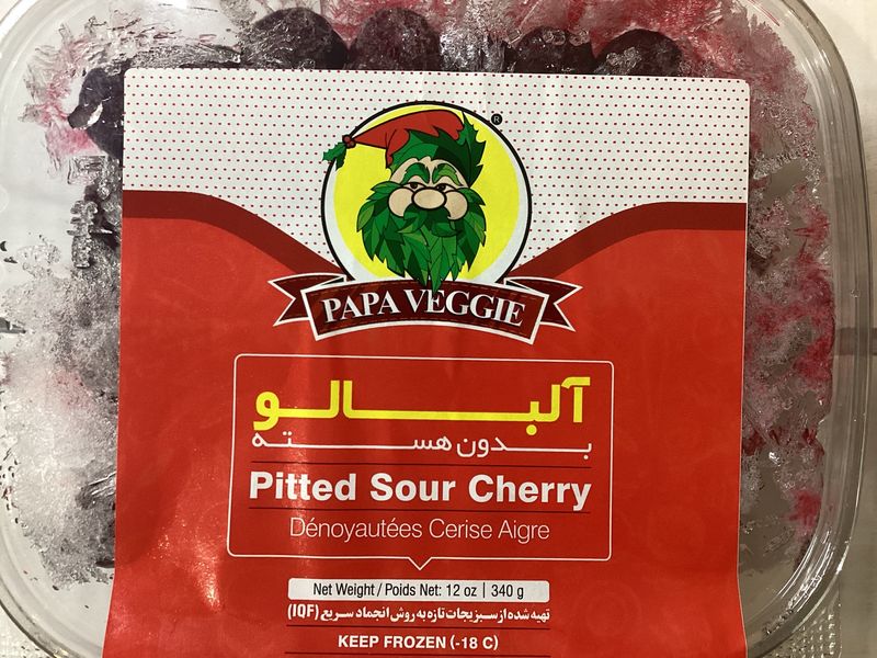 papa frozen sour cherry 340g