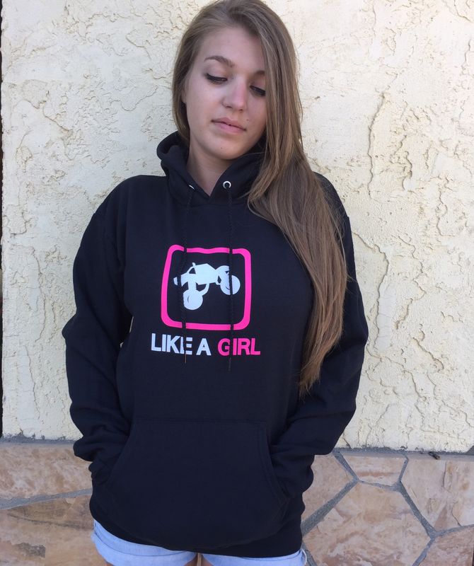 4 LINK Like A Girl Hoodie