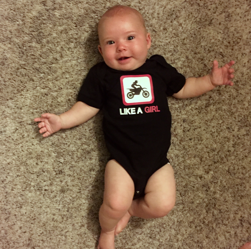MX Like A Girl Onesie