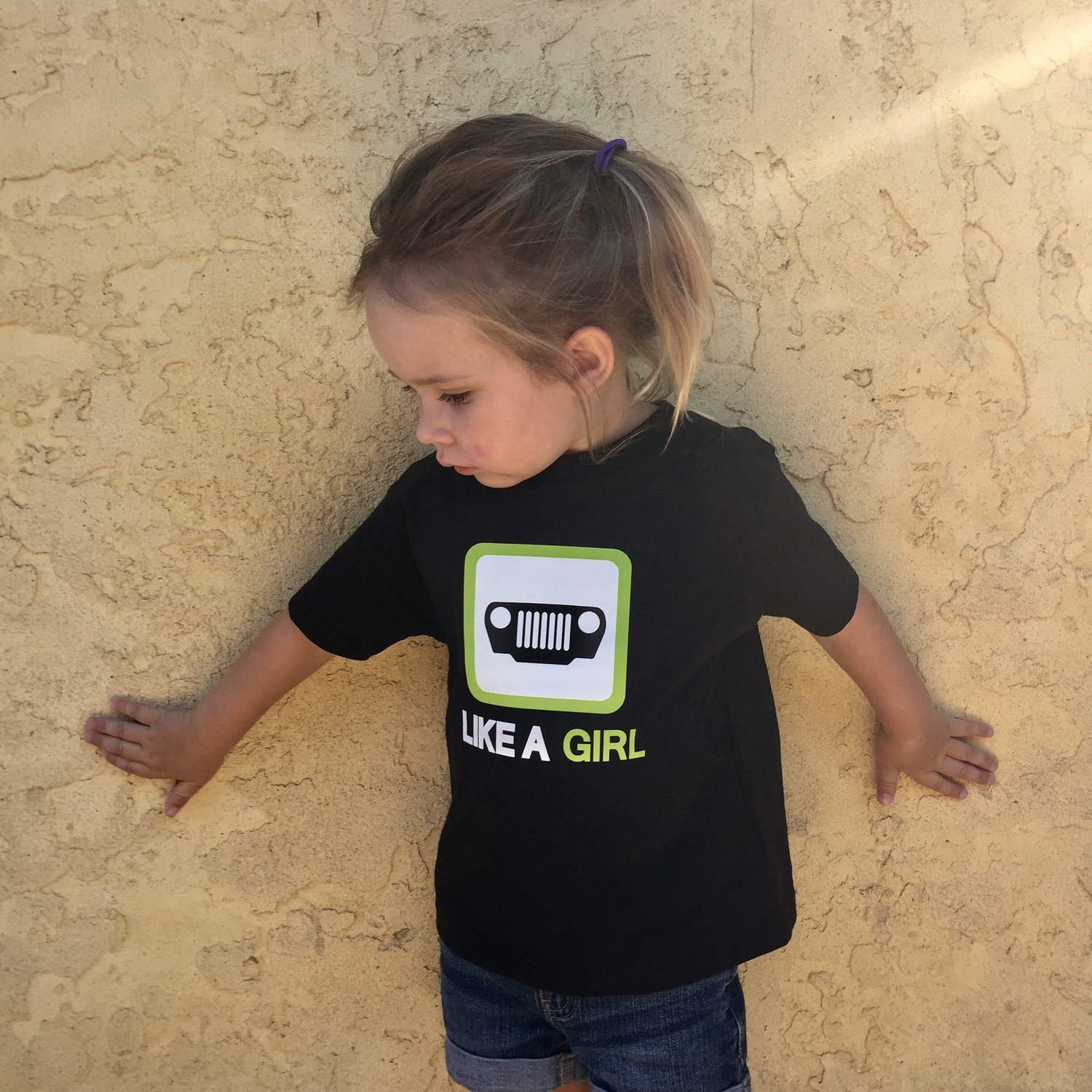 JEEP Like A Girl Tee (Toddler), Color: Green, Size: 4T