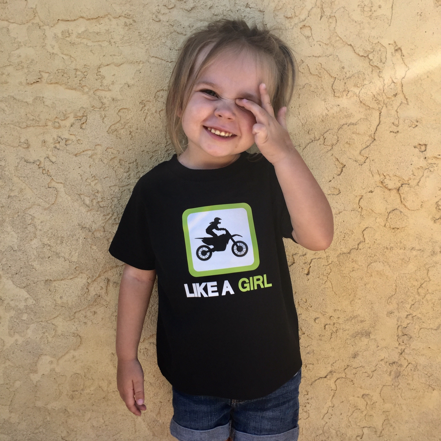 MX Like A Girl Tee (Toddler), Size: 4T, Color: Green