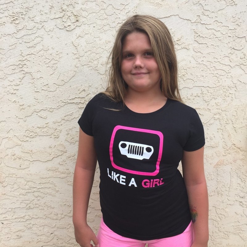 JEEP Like A Girl Tee (Youth)