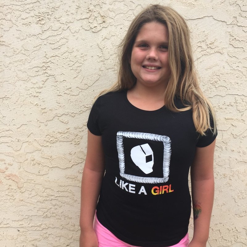 WELD Like A Girl Tee (Youth)