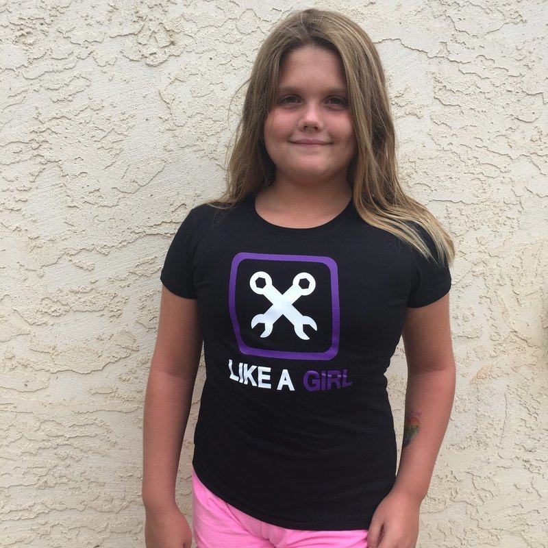 WRENCH Like A Girl Tee (Youth)
