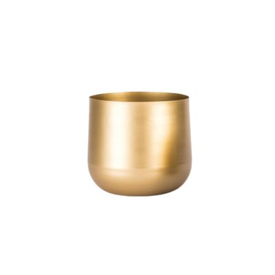 Jarron Metal Dorado Grecia Codigo: GoldElcesar
