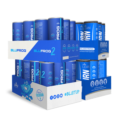 LIMU LEAN ® BURN &amp; BLU FROG 2® Combo (24 each - 48 cans total)