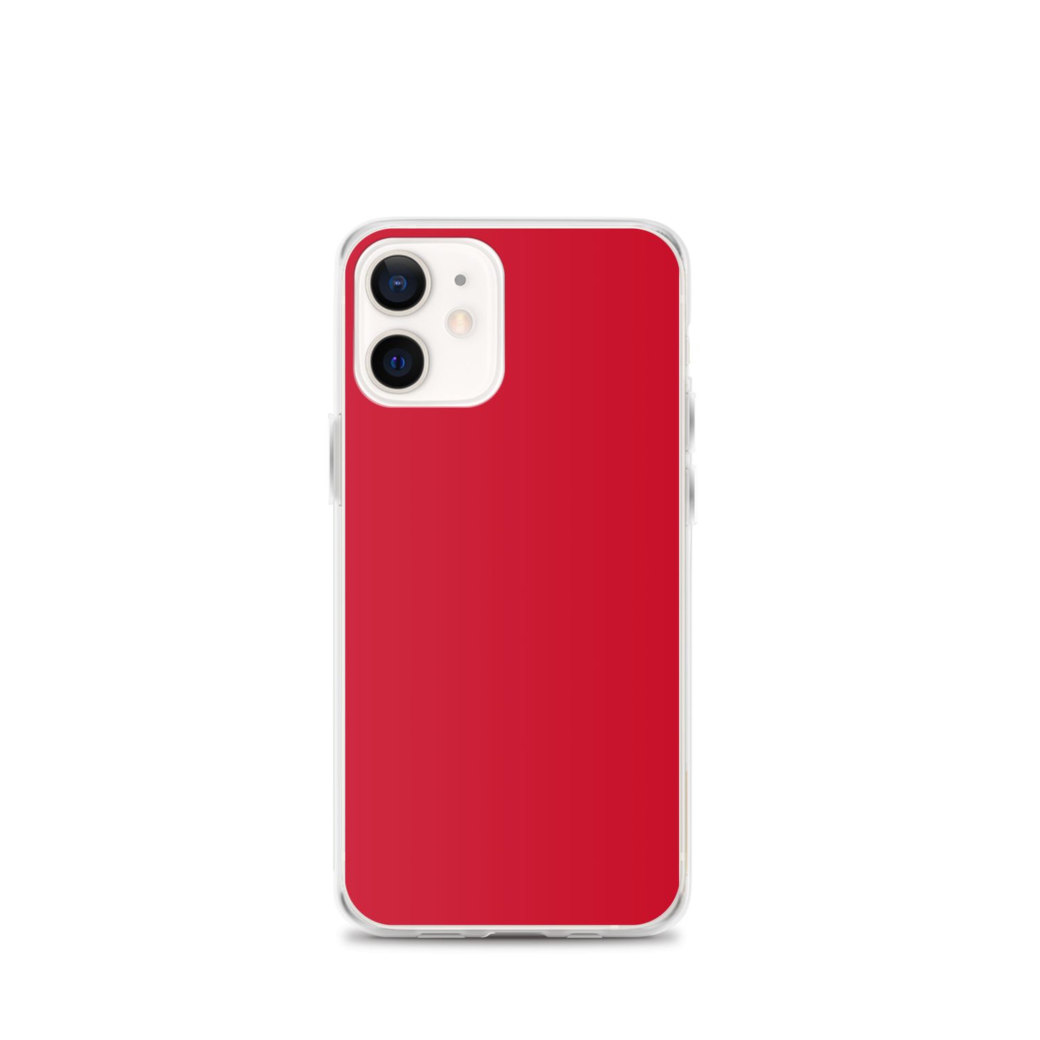 Clear Case for iPhone® - Bright Red