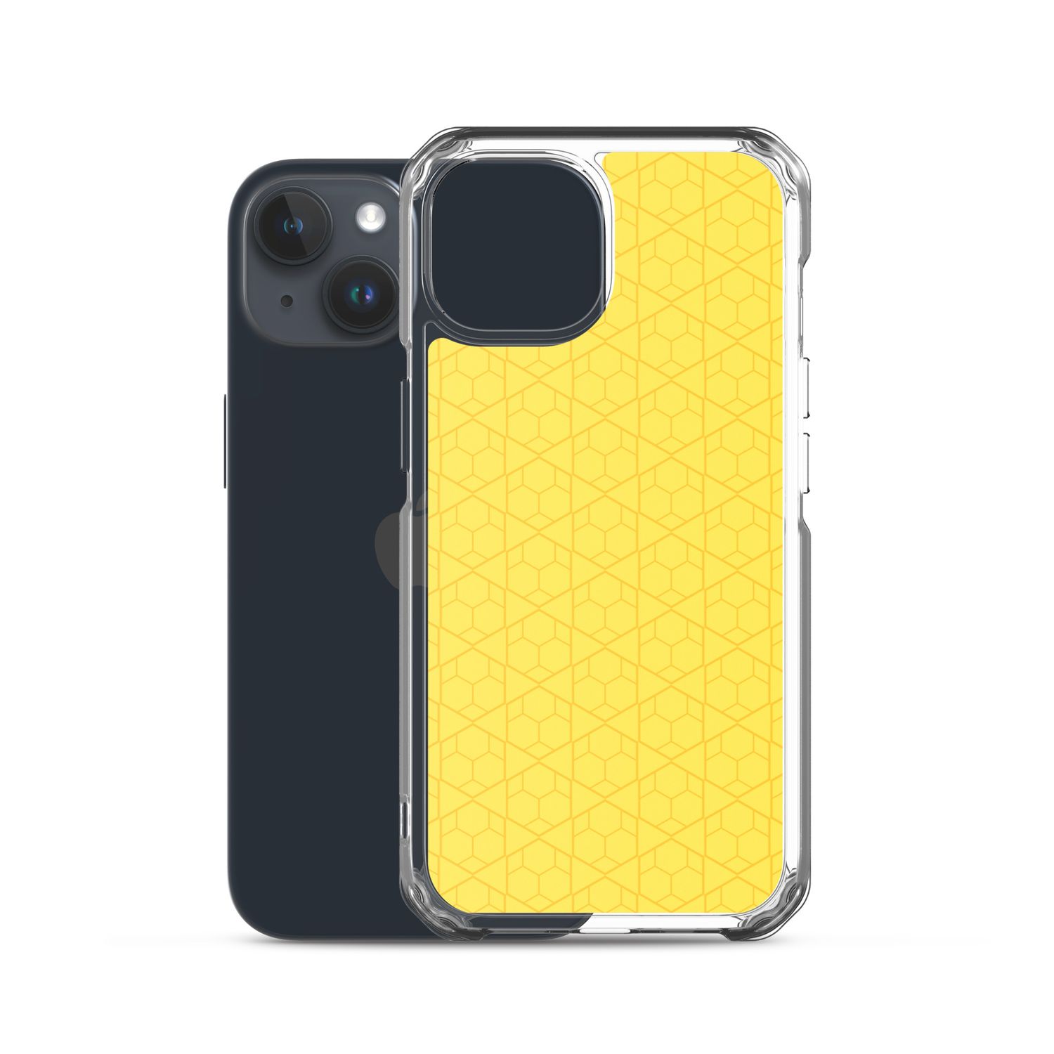 Clear Case for iPhone® - Bright Yellow