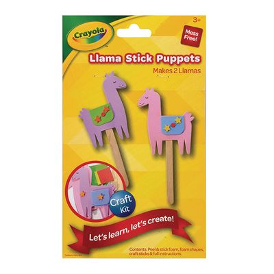 Crayola® Llama Stick Puppets Kit