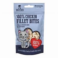 Rosewood Freeze Dried Chicken Cat Treats, 100% Natural Chicken Fillet Bites, Grain Free, Healthy Cat Snacks - 15g