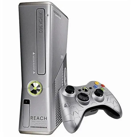 Xbox 360S (Slim) Console, 250GB, Halo Reach Ed. +1Pad(No Game), Unboxed