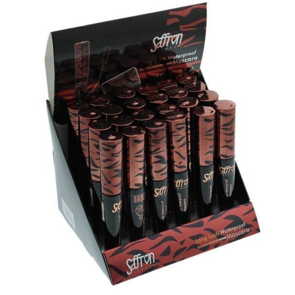 Saffron Long Lash Waterproof Mascara - Sold as Singles