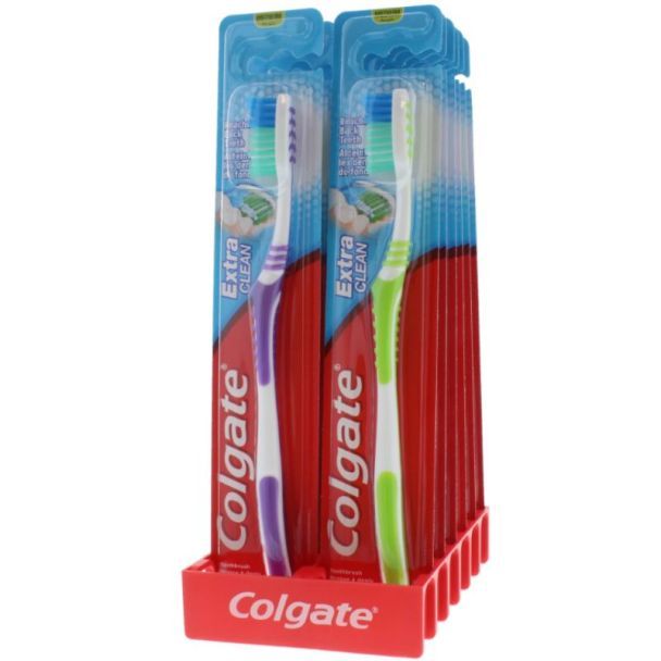 Colgate Extra Clean Medium Toothbrush - Assorted
