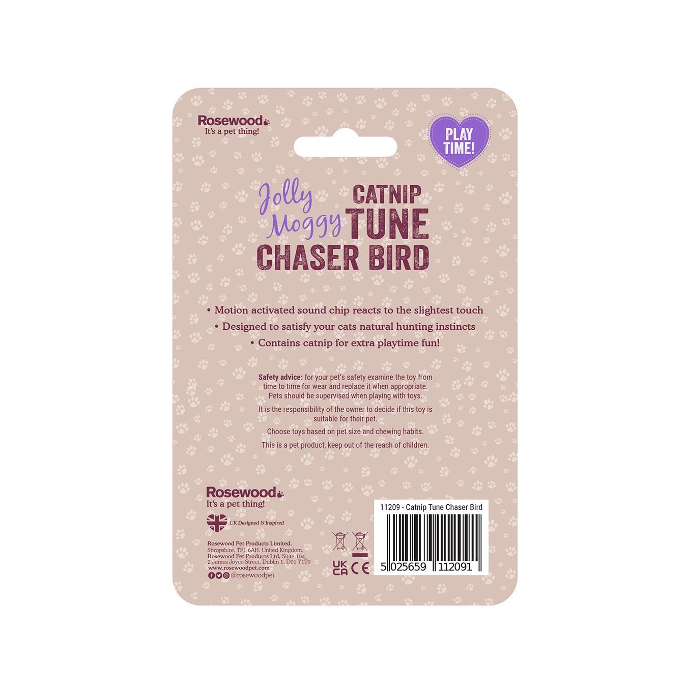 Catnip tune chaser bird