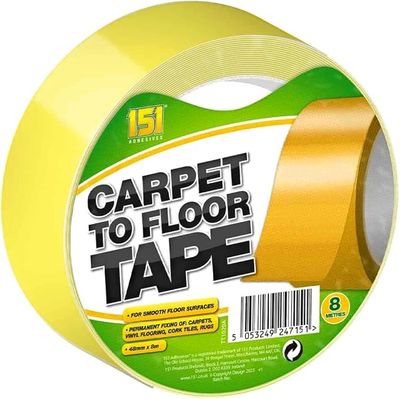 151 Double Sided Carpet to Floor Tape, White, 10 x 10 x 10 cm