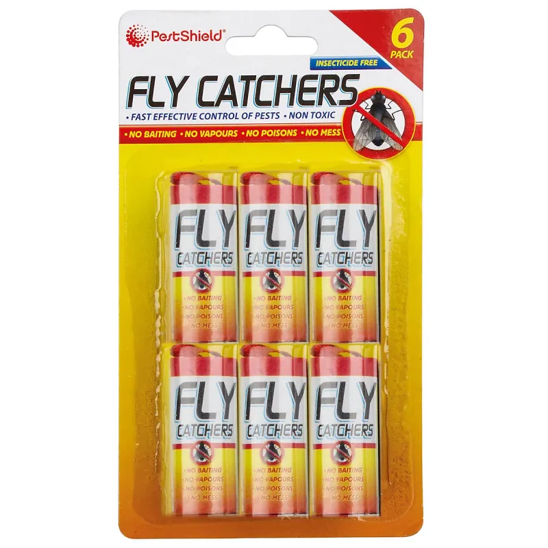 PestShield Fly Paper - Pack of 6