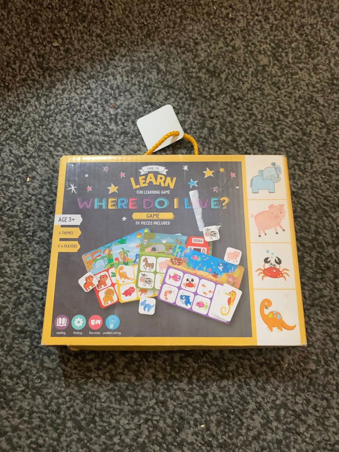 Time to Learn {Where Do I live} - Only 32 Pieces